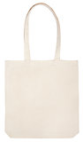 fabric eco bag on white