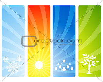 Four seasons banners