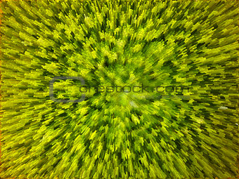 green background with abstract stripes