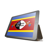 Tablet with Swaziland flag