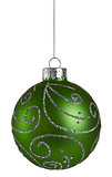 Green Glitter Christmas Ball