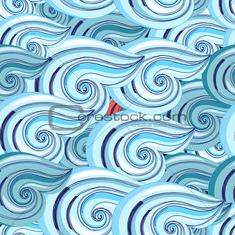 graphic pattern of waves