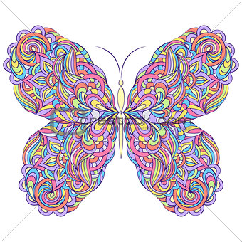  colorful abstract butterfly