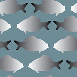 vector illustration of the goldfish