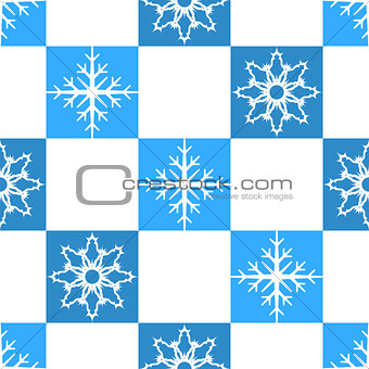 Seamless pattern Snowflakes