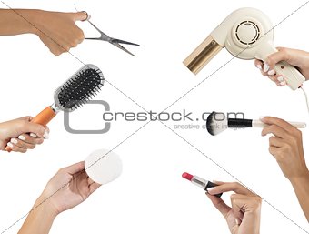 Makeup and hairstyle tools