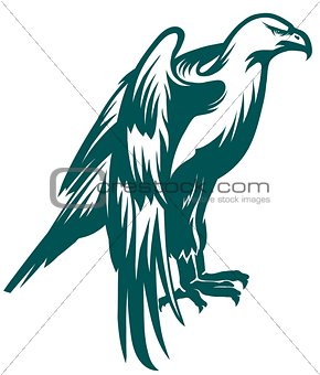 Eagle stylized symbol