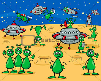 aliens characters cartoon
