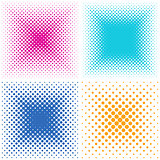 Backgrounds collection with halftone effect