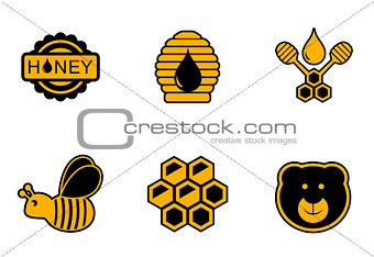 honey yellow icons