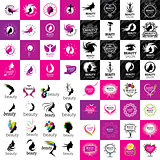 set of logos Beauty