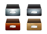 Vector File Cabinets for Documents.