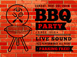 BBQ party vector illustration