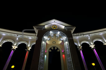 Part of the Illuminated colonnade 