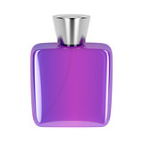 Purple perfume bottle