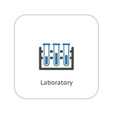 Laboratory Icon. Flat Design.