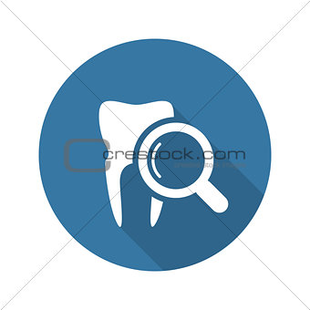 Dental Care Icon. Flat Design.