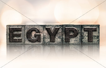 Egypt Concept Vintage Letterpress Type