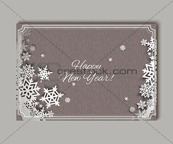 Christmas snowflakes Greteeng Card
