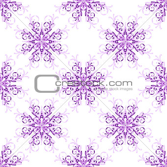 Seamless christmas pattern with snowflakes 