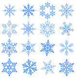 Big set Snowflake. Flake of snow