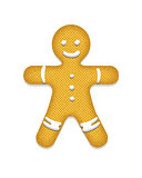 Gingerbread man Vector illustration