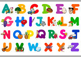 cartoon alphabet for children