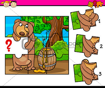 puzzle preschool cartoon task