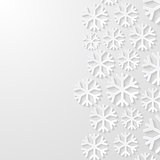 Abstract background with snowflakes. Vector illustration.