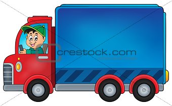 Delivery car theme image 1