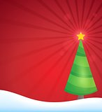 Stylized Christmas tree topic image 2