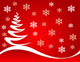 christmas tree vector illustration 