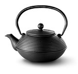 Chinese teapot isolated