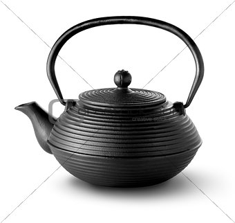 Chinese teapot isolated