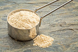 scoop of maca root powder