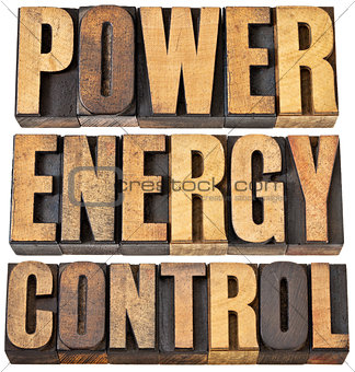 power, energy and control abstract