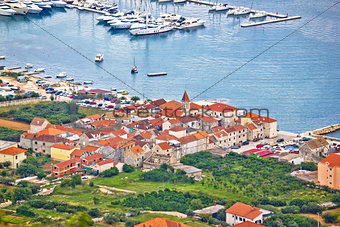 Town of Seget aerial view