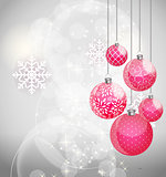 Abstract beauty Christmas and New Year background. Vector Illustration