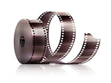 Cinematography movie video film tape isolated
