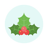 Christmas Holly Icon