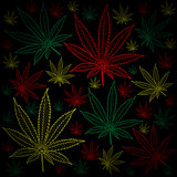 Marijuana-Cannabis-background