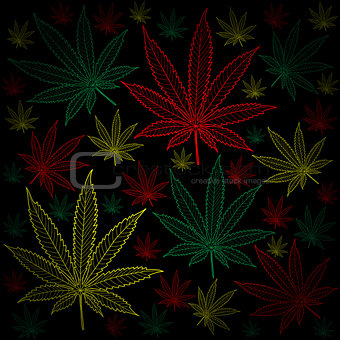 Marijuana-Cannabis-background