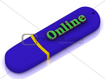 Online - volume letter on USB flash drive