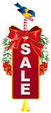 Christmas sale label