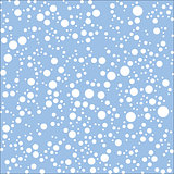 Seamless pattern with snow on blue background