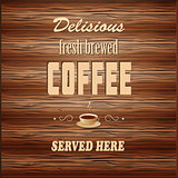 banner for coffee house