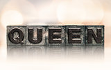 Queen Concept Vintage Letterpress Type