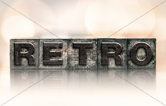 Retro Concept Vintage Letterpress Type