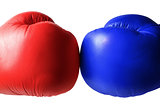 Boxing gloves close up