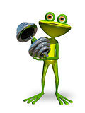 Frog with dumbbell